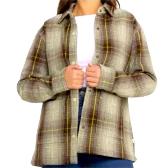 NWT The North Face Valley Twill Utility Misty Sage Plaid XL - Picture 1 of 14